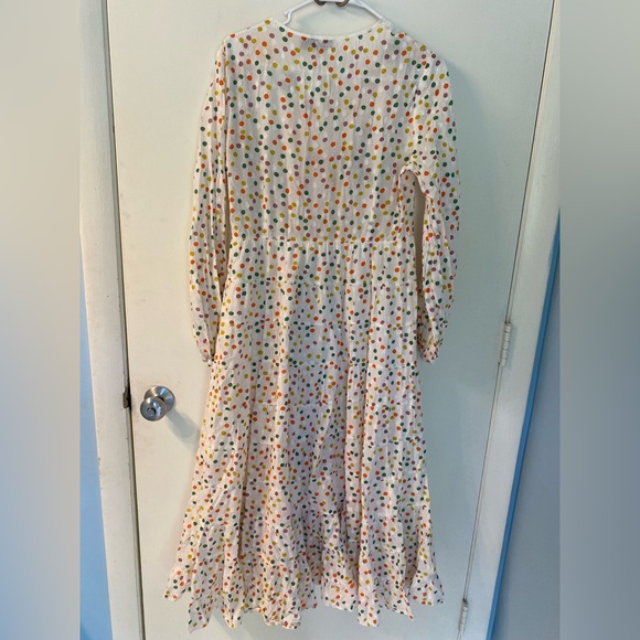 RIXO Eliza Pollen Spot Embroidery Dress Size 8 - Picture 8 of 12